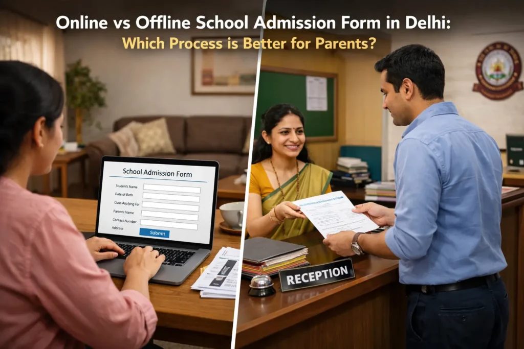 Delhi School Admissions 2026: Online vs Offline Form Guide